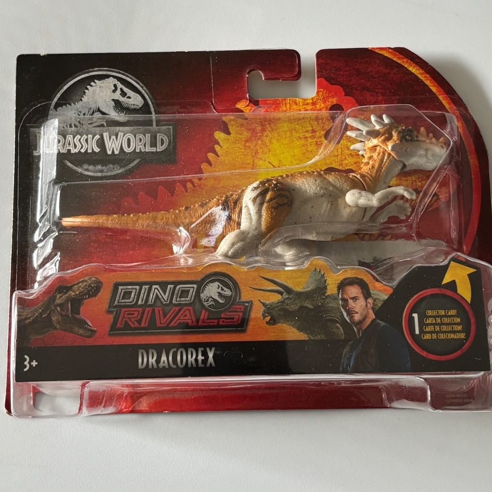 Jurassic World Dino Rivals Dracorex Attack Pack Action Figure Mattel GCR48